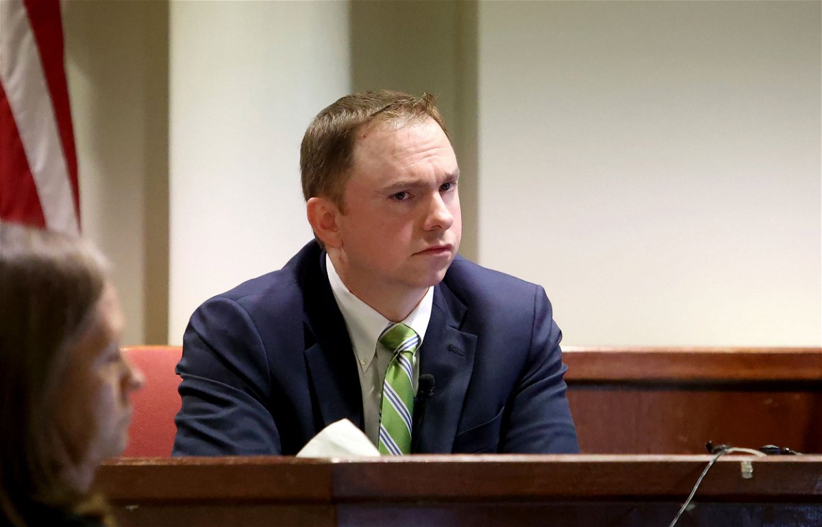 <i>Amanda McCoy/Pool/Star-Telegram/AP</i><br/>Former Texas police officer Aaron Dean was convicted of manslaughter last week in the shooting death of 28-year-old Atatiana Jefferson.