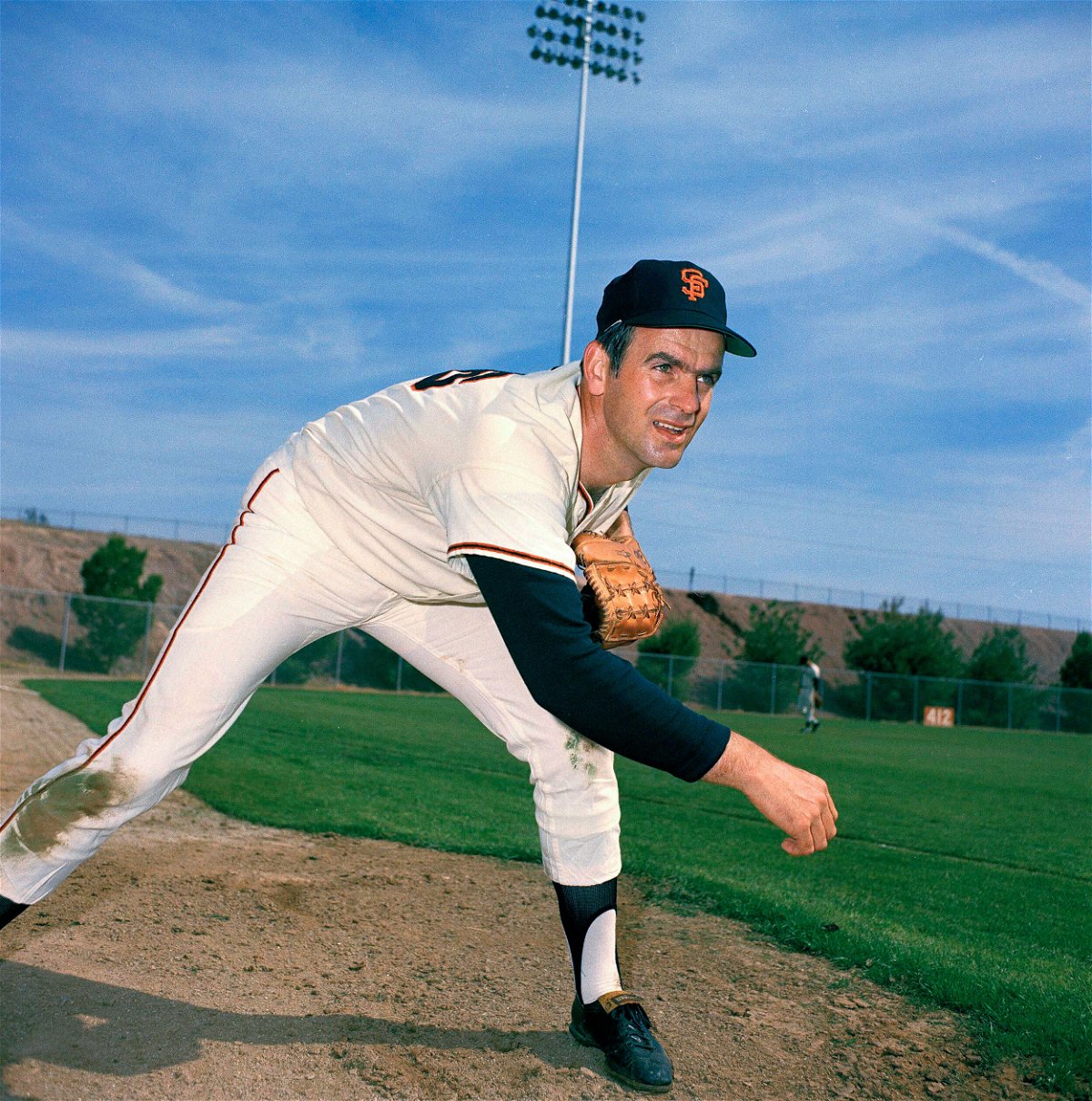 <i>Robert H. Houston/AP</i><br/>Baseball Hall of Famer Gaylord Perry -- pictured here with the San Francisco Giants in 1970 -- has died at the age of 84.