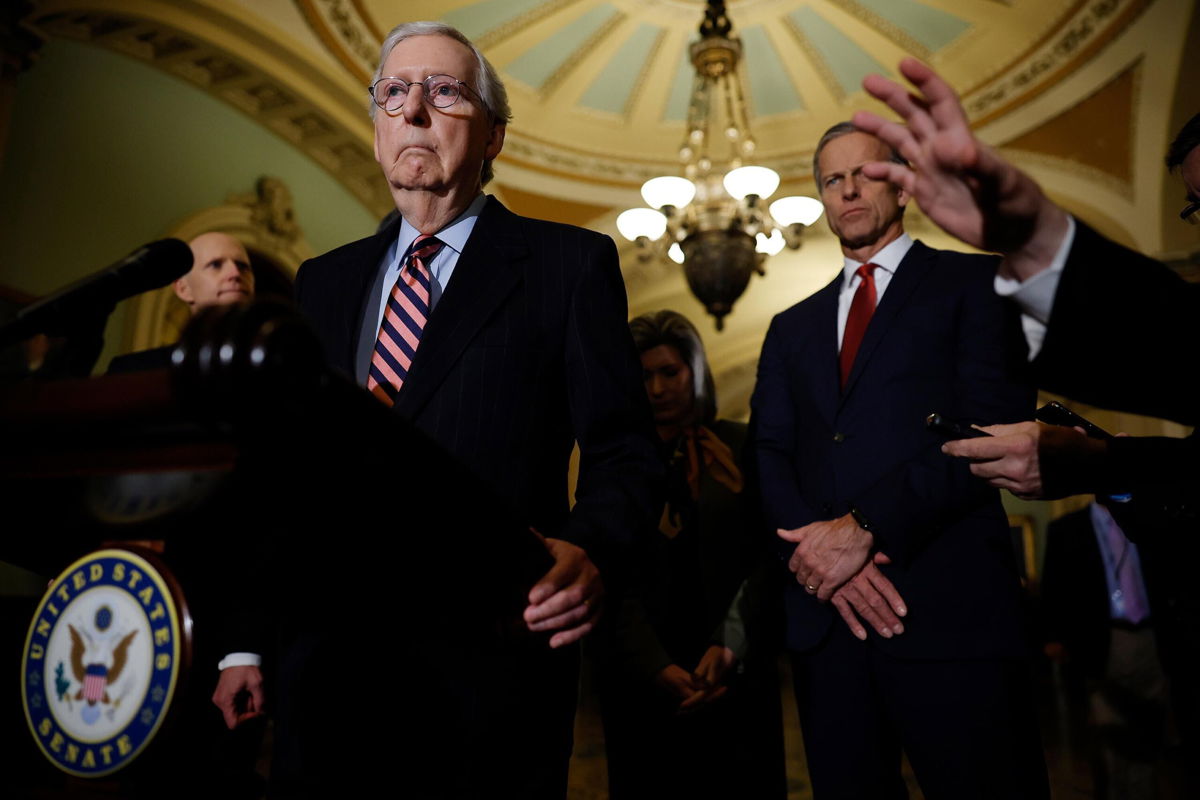 <i>Chip Somodevilla/Getty Images</i><br/>Senate GOP Leader Mitch McConnell