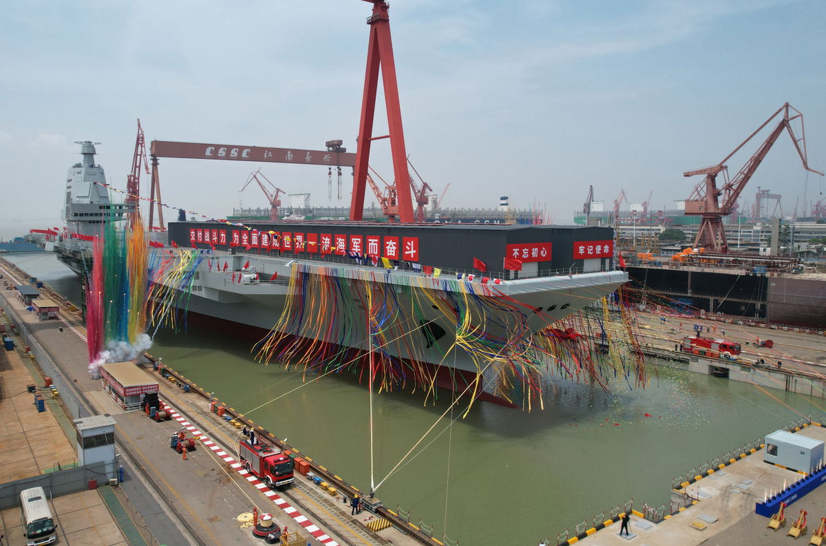 China's new supercarrier will soon undergo first sea trials, officer ...