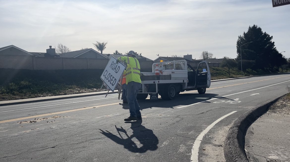 Union Valley Parkway in Orcutt is officially open. It took over a month to repair the road because it was severely damaged during the significant rainstorm that battered the Central Coast on Jan. 9, 2023. 