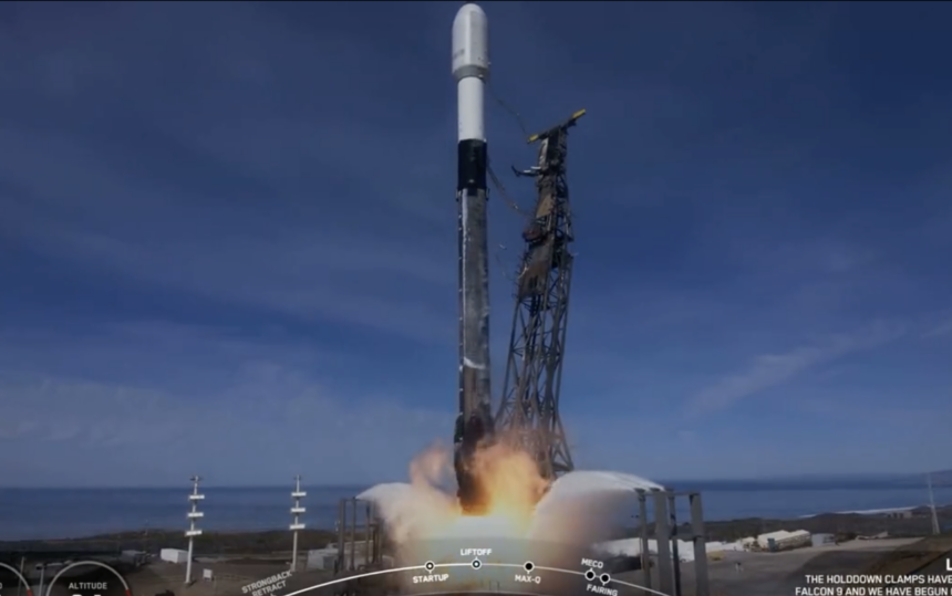 SpaceX Successfully Launches Starlink Satellites From Vandenberg