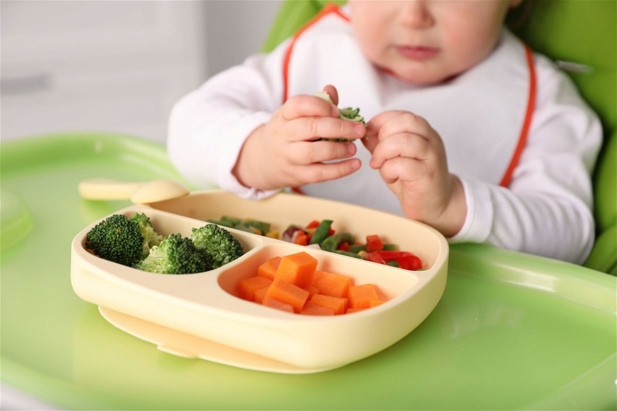 <i>Liudmila Chernetska/iStockphoto/Getty Images</i><br/>The CDC encourages introducing young children to a variety of fruits and vegetables.