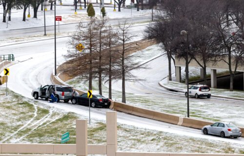 As hundreds of thousands remain without power in Texas amid frigid temperatures and icy roads