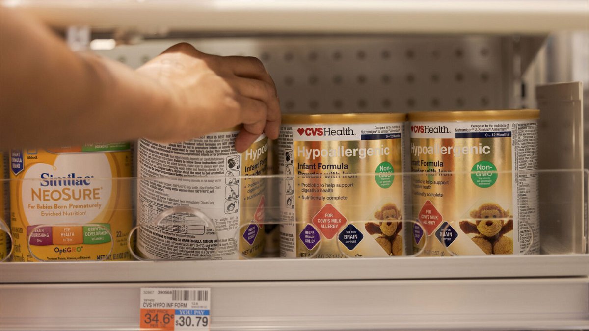 <i>Nora Savosnick/Bloomberg via Getty Images</i><br/>The acute baby formula shortage is mostly resolved. Baby formula is for sale at a CVS Pharmacy store in New York