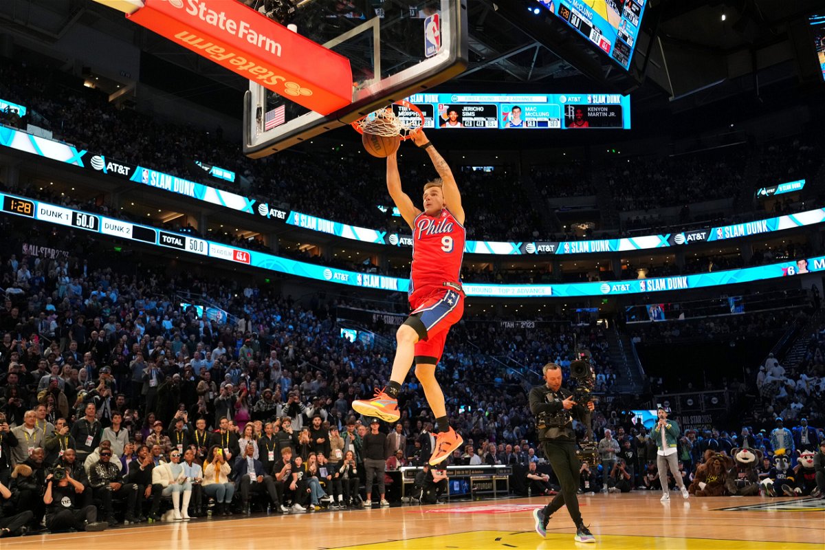 WATCH: Mac McClung, 2023 NBA Slam Dunk Contest winner, goes