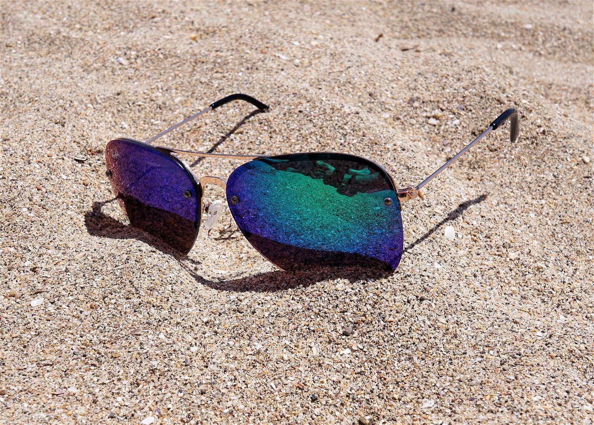 Sunglasses at beach