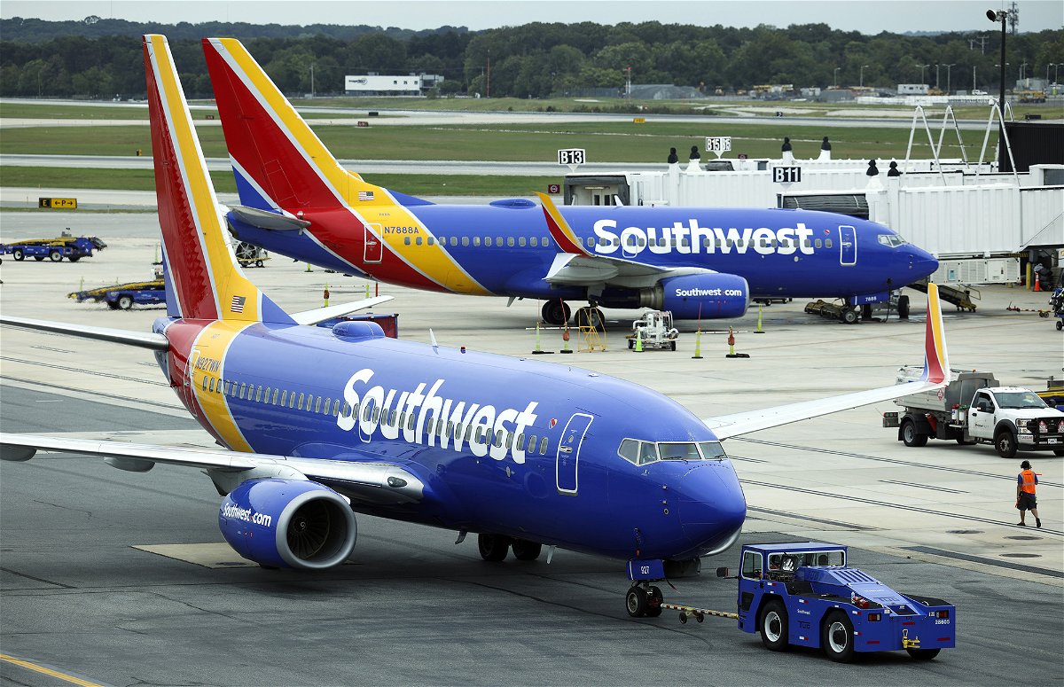 <i>Kevin Dietsch/Getty Images</i><br/>An off-duty pilot stepped in to help after a Southwest pilot became ill during a flight