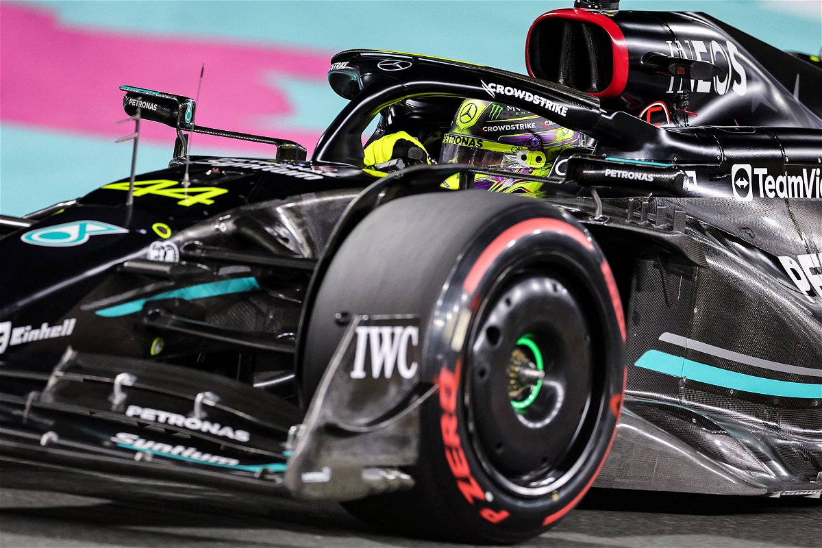<i>Giuseppe Cacace/AFP/Getty Images</i><br/>Mercedes and Lewis Hamilton are currently well off the pace set by Red Bull.
