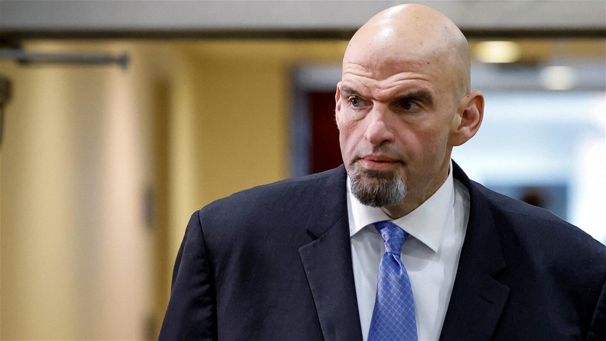 <i>Everlyn Hockstein/Reuters</i><br/>Sen. John Fetterman is continuing to receive treatment for depression at Walter Reed Medical Center