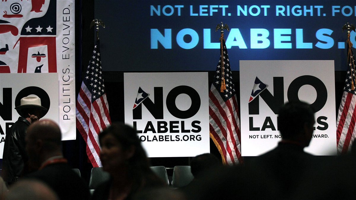 <i>Spencer Platt/Getty Images</i><br/>People attend the launch of the unaffiliated political organization known as 'No Labels' on December 13