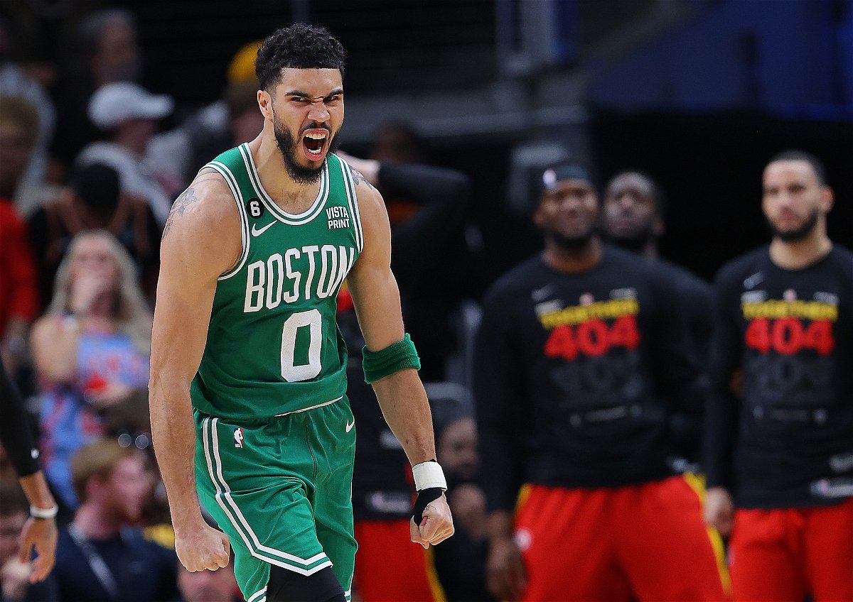 <i>Kevin C. Cox/Getty Images</i><br/>Jayson Tatum helped the Boston Celtics set up an Eastern Conference semifinal against the Philadelphia 76ers.