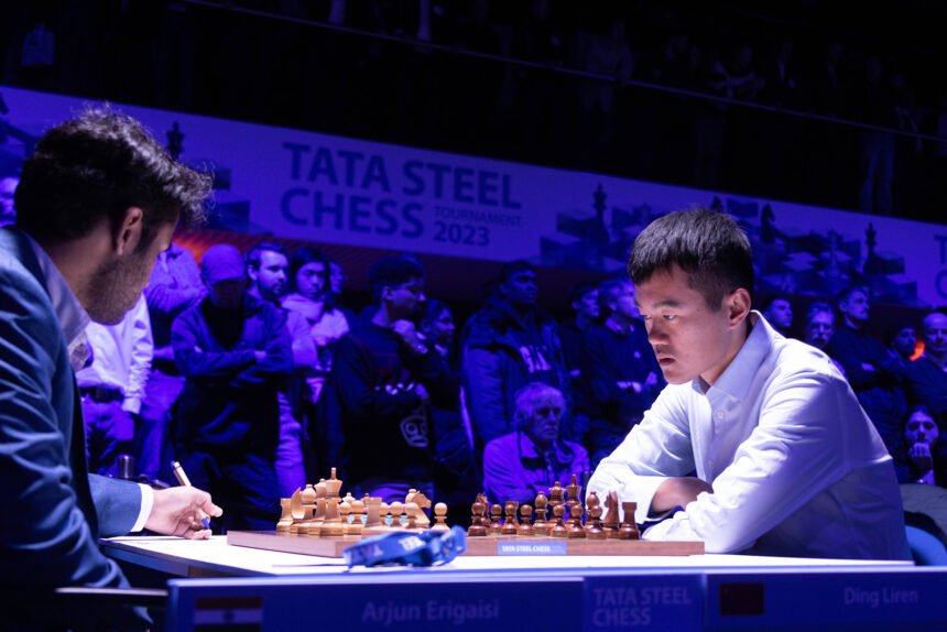 Magnus Carlsen vs Hikaru Nakamura, Tata Steel Chess India Rapid 2019