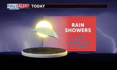 Rain and T-storm chances graphic