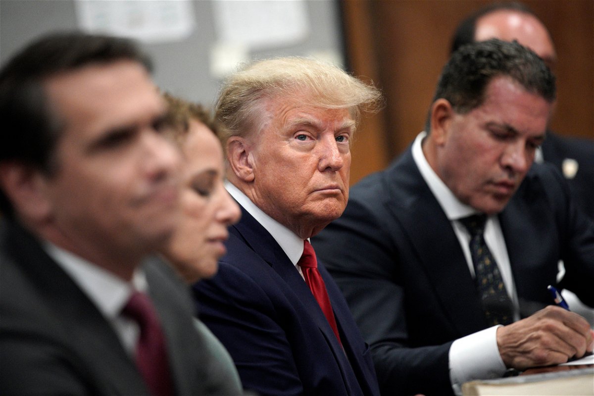 <i>Curtis Means/Pool/Reuters</i><br/>A New York judge will hear arguments on May 4 over a proposed protective order in Donald Trump's criminal case that would limit the former president's ability to publicize information about the investigation.