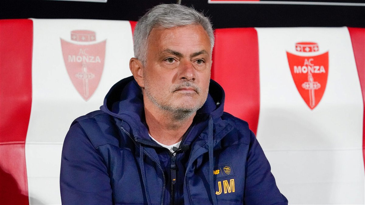 <i>Alessio Morgese/NurPhoto/Getty Images</i><br/>AS Roma manager Jose Mourinho said he wore a microphone during his team's Italian Serie A game against Monza on May 3 in order to 