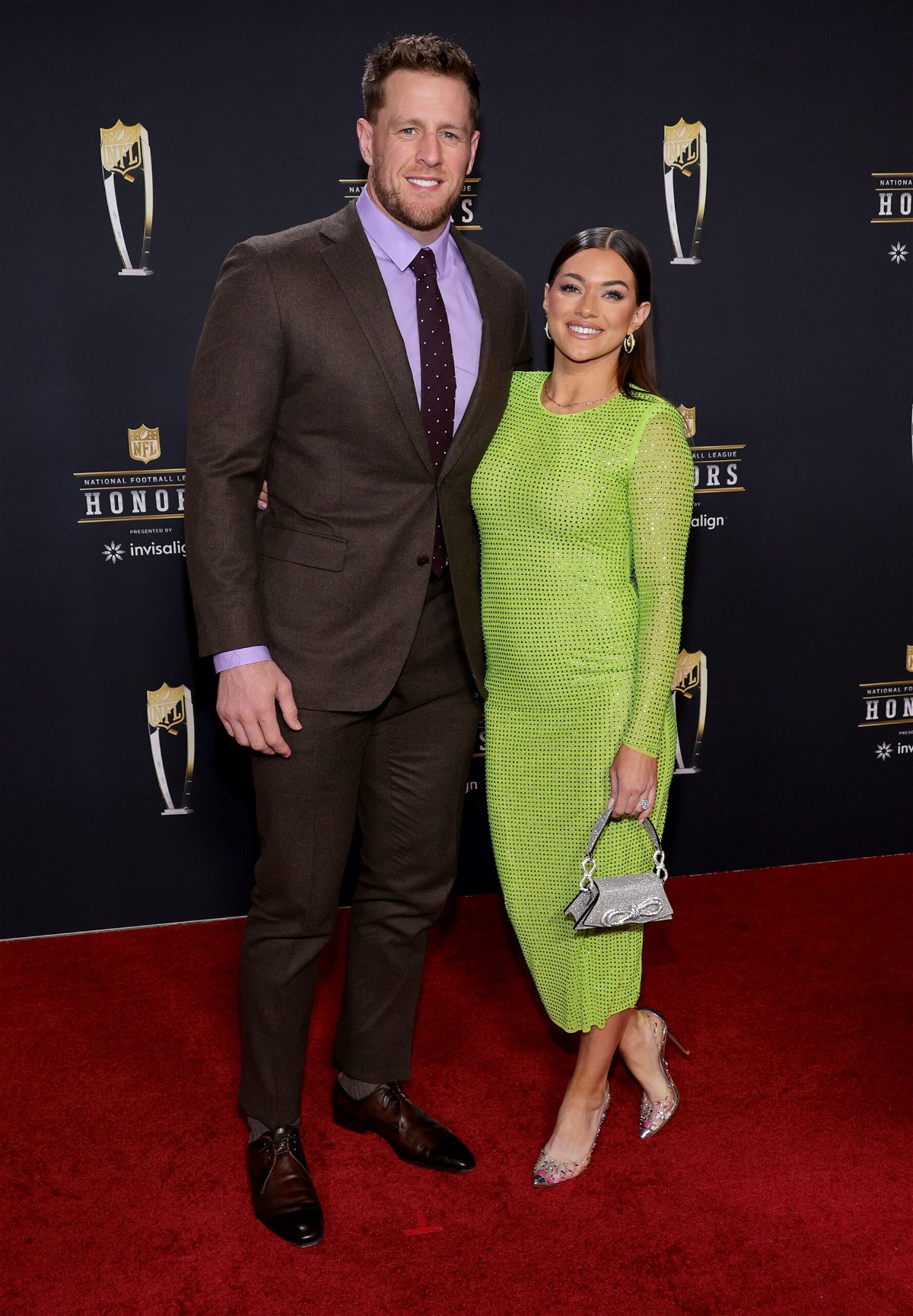 <i>Ethan Miller/Getty Images</i><br/>JJ and Kealia Watt attend the NFL Honors in Phoenix
