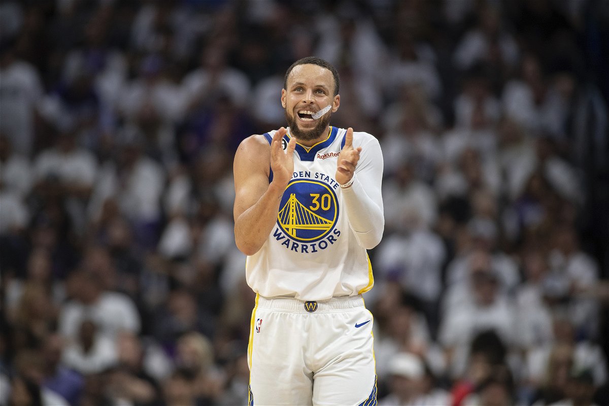 <i>José Luis Villegas/AP</i><br/>Steph Curry led the Golden State Warriors to the Western Conference semifinals with a record-breaking performance against the Sacramento Kings.