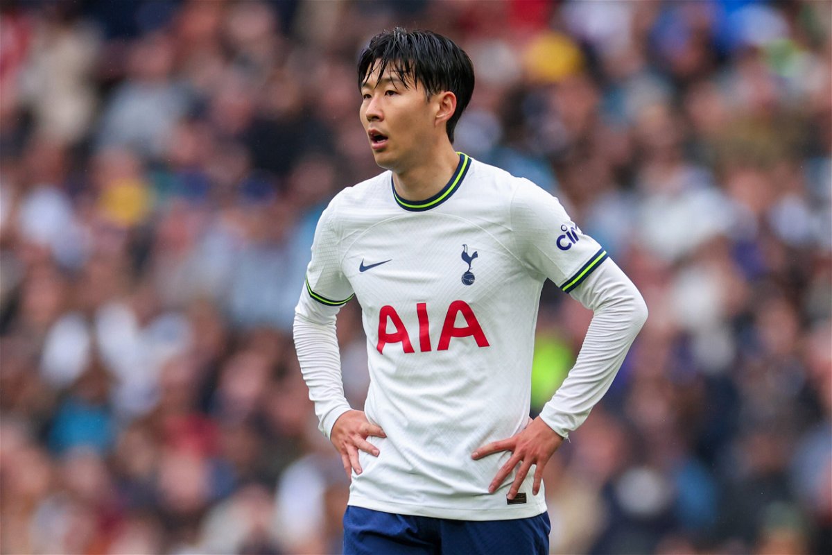 <i>Marc Atkins/Getty Images</i><br/>Tottenham's Son Heung-min looks on against Crystal Palace.