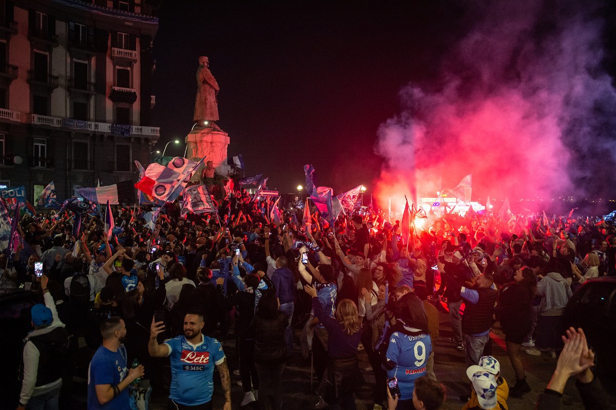 <i>Ivan Romano/Getty Images</i><br/>A 26-year-old man has died as a result of gunshot wounds sustained during celebrations by soccer fans in Naples