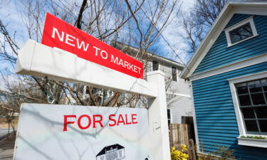 A "For Sale" sign outside of a home in Atlanta