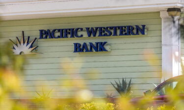 A general view of Pacific Western Bank in Huntington Beach