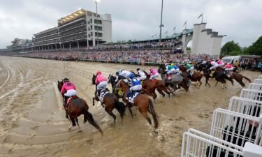 A general view at the start during the 145th running of the Kentucky Derby at Churchill Downs.