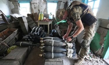 Russian soldiers took positions in the destroyed and abandoned village houses. Now Ukrainians fear they could be booby-trapped.