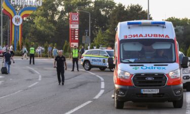 Two people were killed at Moldova’s main international airport when a “foreign citizen” who was not allowed to enter the country opened fire