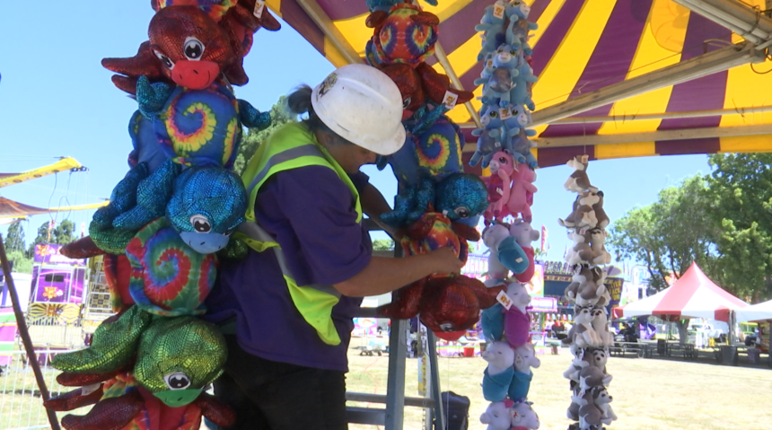 Santa Barbara County Fair set up
