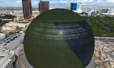 The MSG Sphere at The Venetian is pictured on March 20 in Las Vegas.