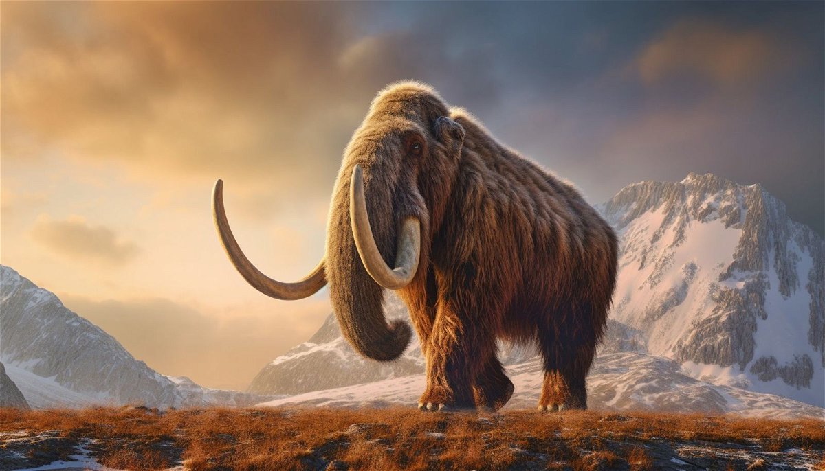 A rendering of a woolly mammoth. Biotech company Colossal wants to revive the mammoth by creating a hybrid combining its DNA with that of Asian elephants.