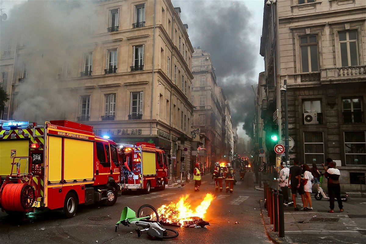 Marseille saw several consecutive nights of rioting after the killing of Nahel Merzouk.