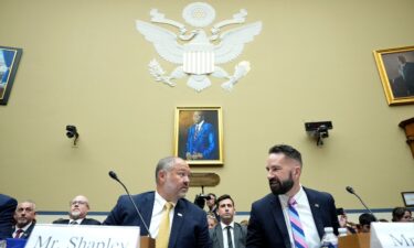 Supervisory IRS Special Agent Gary Shapley and IRS Criminal Investigator Joseph Ziegler arrive for a House Oversight Committee hearing related to the Justice Department's investigation of Hunter Biden