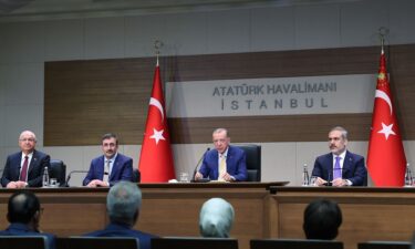 Turkish President Recep Tayyip Erdogan made the surprise announcement at a news conference in Istanbul on July 10.