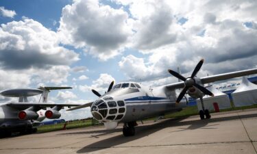 A Russian surveillance aircraft flew above a US base in Syria for an “extended period of time” on Friday morning in what officials deemed an intelligence collecting mission