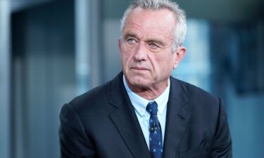 Democratic presidential candidate Robert F. Kennedy Jr. visits "Fox & Friends" at Fox News Channel Studios on July 14 in New York City.