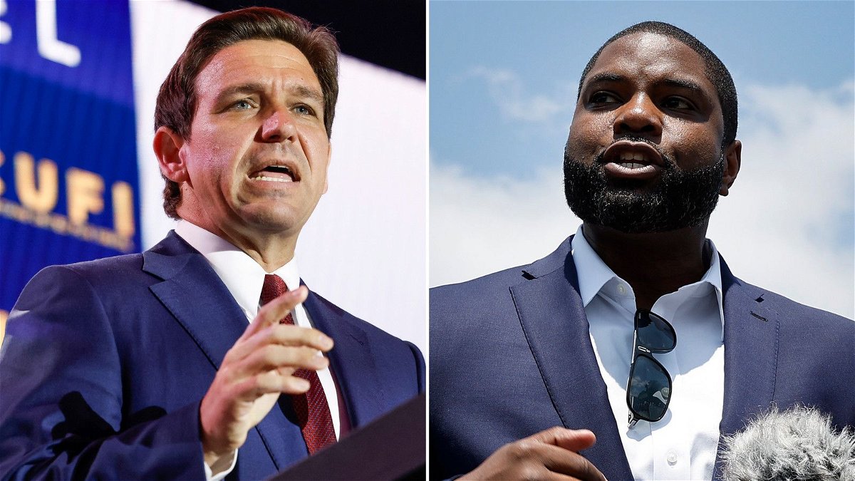 Florida Gov. Ron DeSantis accused Rep. Byron Donalds – the only Black Republican in Florida’s congressional delegation – of aligning himself with Vice President Kamala Harris by critiquing the state’s new standards for teaching Black history.