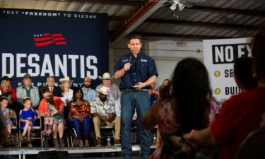 Florida Gov. Ron DeSantis visits the border community of Eagle Pass