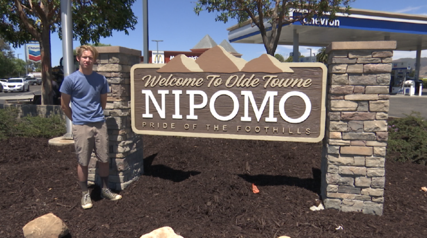 Nipomo welcome sign