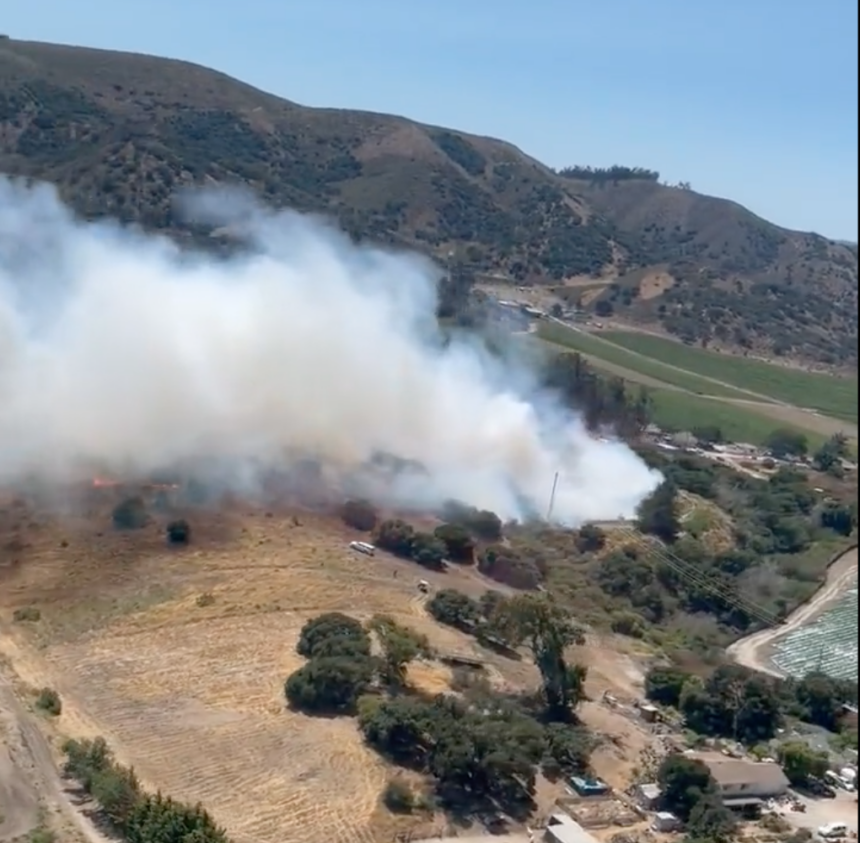 UPDATE: Vegetation Fires Break Out In Lompoc, New Cuyama | News Channel ...