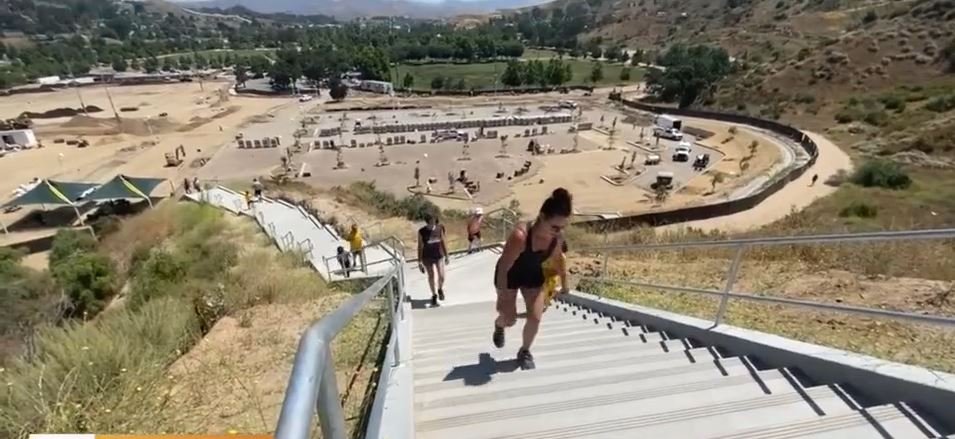 <i></i><br/>New steps at Santa Clarita Central Park were installed to motivate residents to workout.