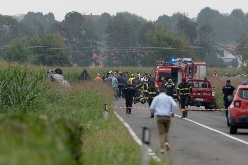 Child Killed As Italian Air Force Jet Explodes Into A Fireball After