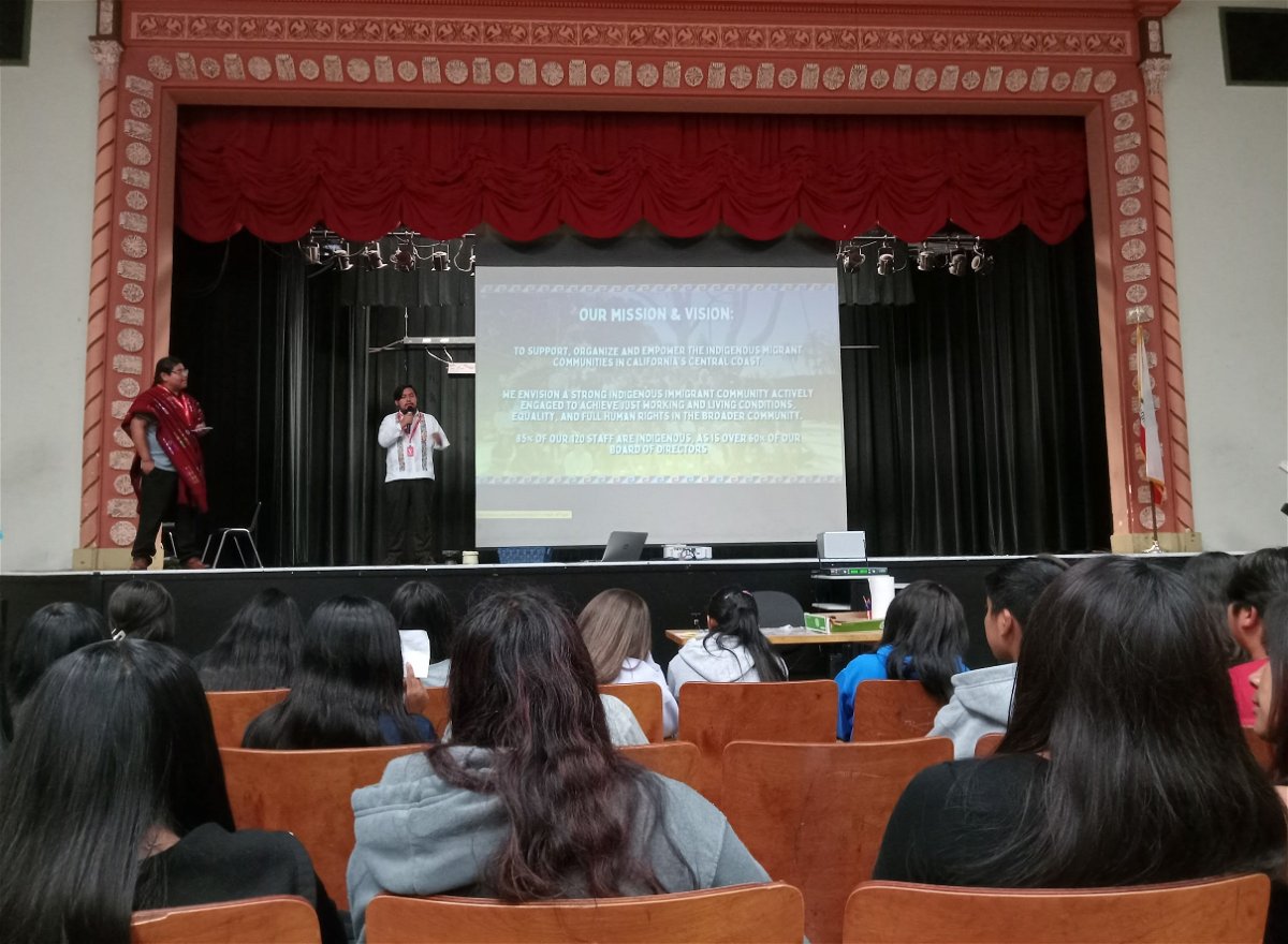 SMHS students, who are taking Ethnic and Gender Studies courses, recently attended an Indigenous Peoples’ Day Presentation
