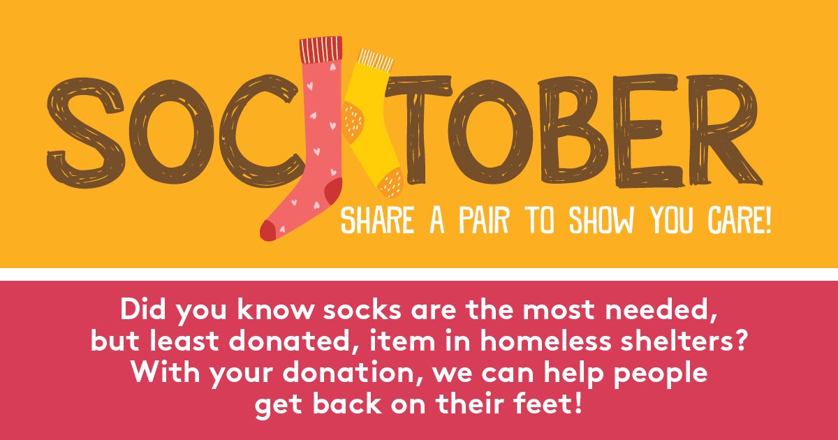 Socktober: Share a pair to show you care!