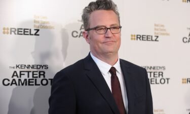 Matthew Perry attends the premiere of "The Kennedys: After Camelot" at The Paley Center for Media on March 15