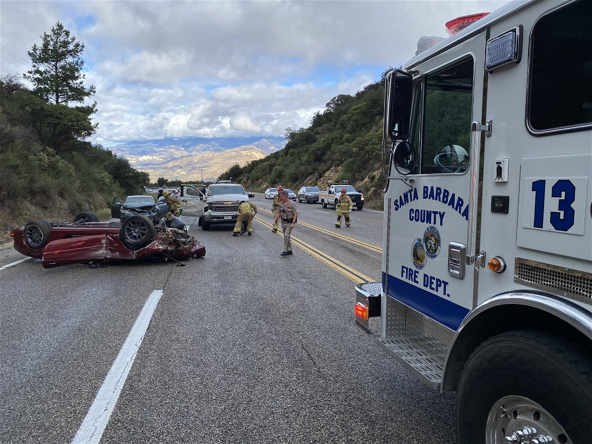 Highway 154 re-open after two-car crash in Los Olivos, one person