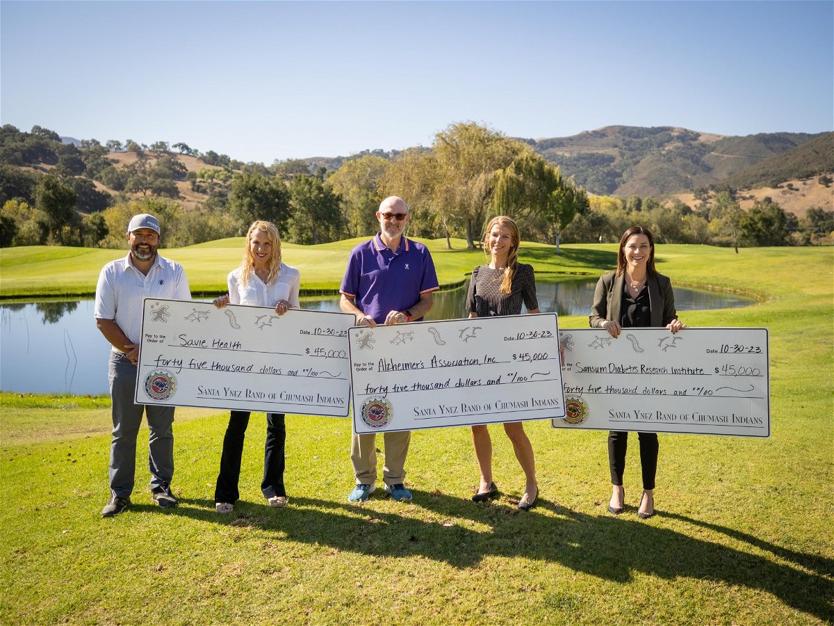 For over 15 years the Santa Ynez Band of Chumash Indians' annual golf tournament has raised over $2 million dollars for local charities and nonprofits, this year was no different as the annual golf outing brought in $135,000