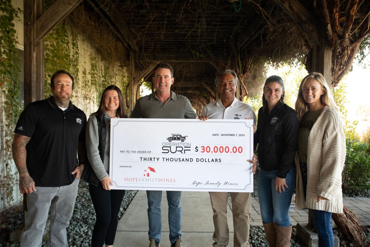 Hope Family Wines Raises $30k for Avila-Based Operation Surf