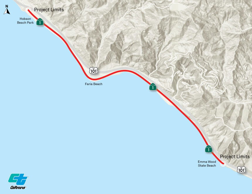 Caltrans Plans Overnight Pavement Work On HWY 101 In Ventura County ...